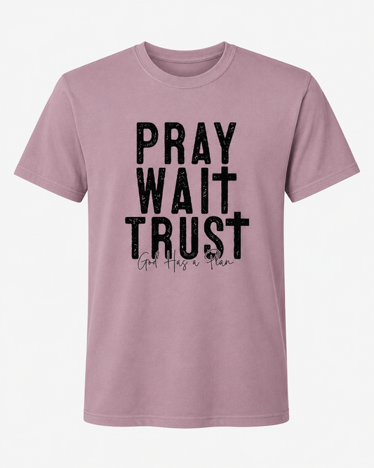 Pray Wait Trust T-Shirt