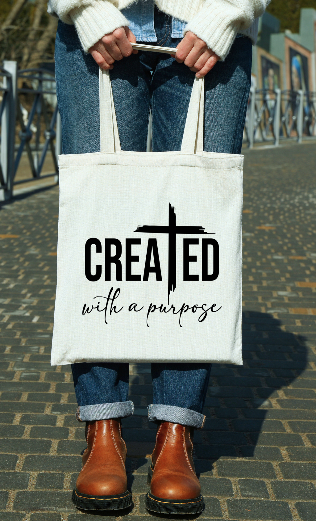 Tote Bag – Created with a Purpose