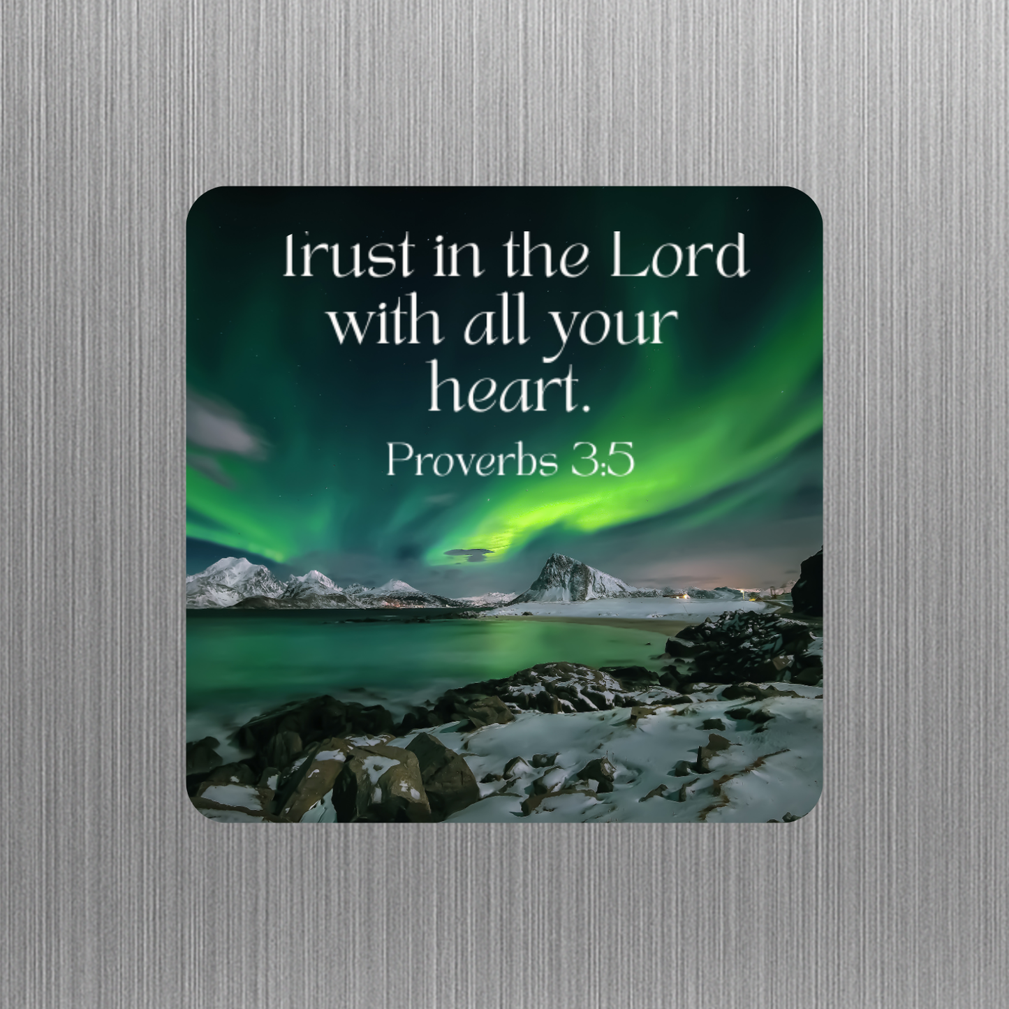 Christian Magnet - Trust in the Lord with all your heart