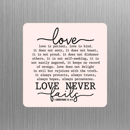 Christian Magnet - Love is patient, Love is kind