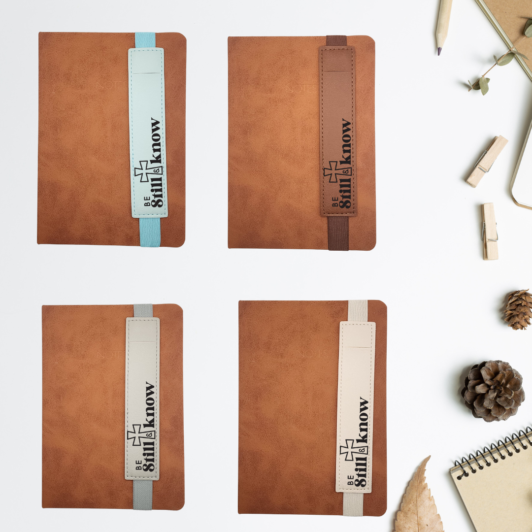 Journal Pen Holder be still and know