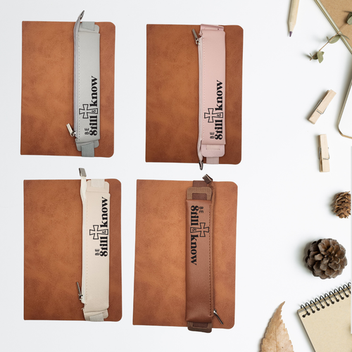 Journal Pen Holder Be_Still_and_Know_Cross