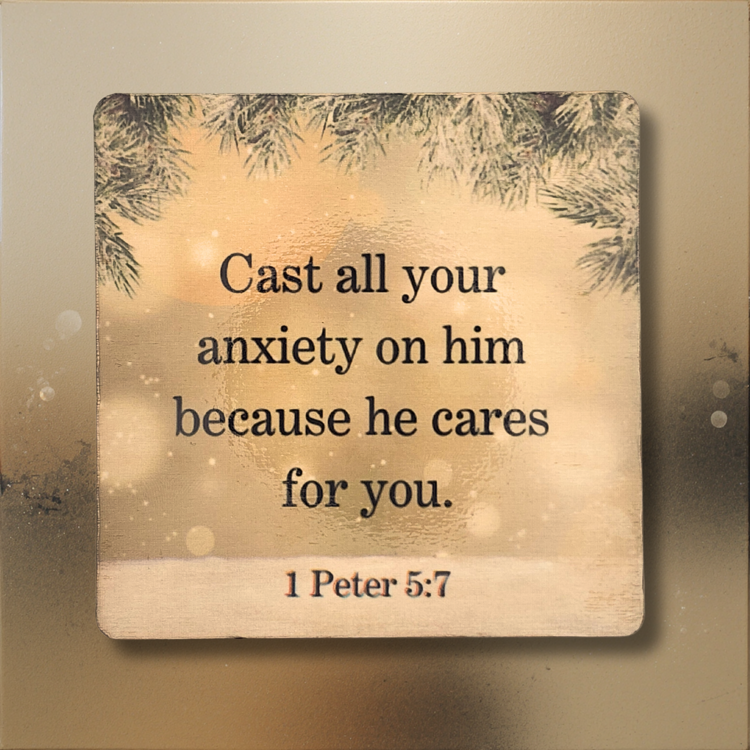Christian Magnet -Cast all your anxiety on Him