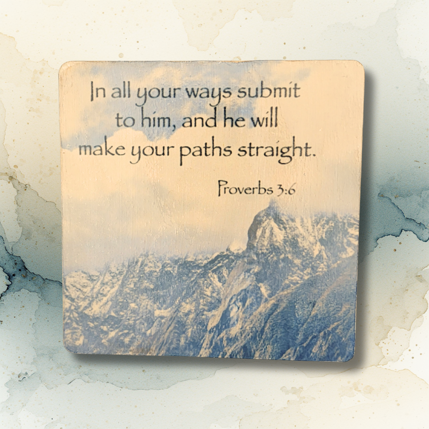 Christian Magnet-In all your ways submit to him