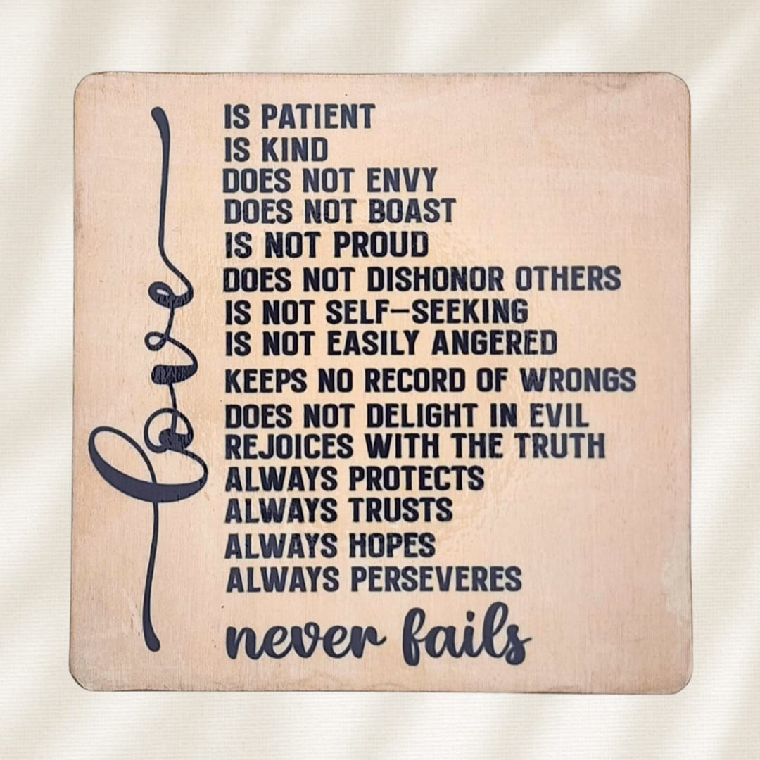 Christian Magnet-Love is patient, Love is kind