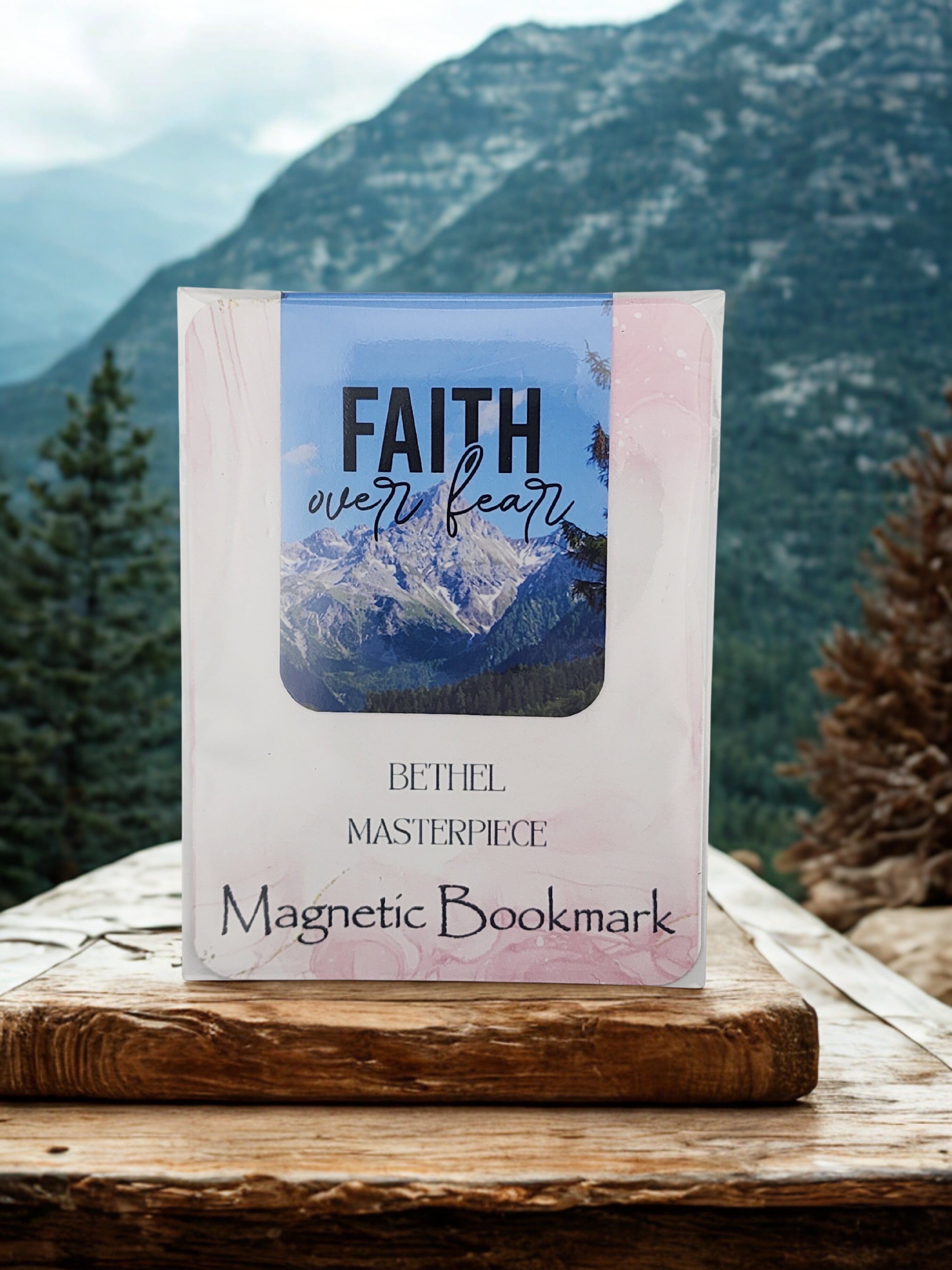 Magnetic bookmark Faith over fear