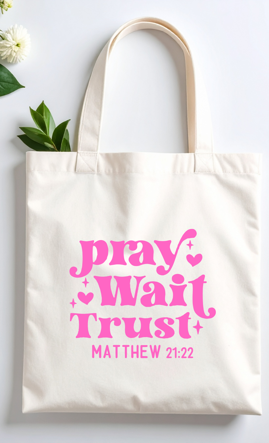 Tote Bag pray with trust